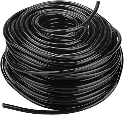 Tyenaza micro drip schlauch 10/20/50 Meter Gartenwasserschlauch mit Schnellkupplung Micro Drip Misting Bewässerungsschlauch Rohr PVC-Schlauch(50M)