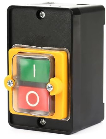 CABLEPELADO Interruptor KAO-5 | Interruptor de Botón | Interruptor de ON/OFF | Interruptor Trifásico | impermeable | AC220V / 380V | Apto para maquinaria mecánica equipos textiles