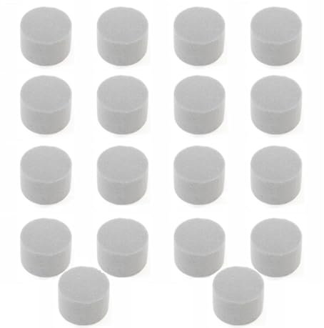 Pack of 18 Round Dry Floral Foam Cylinders – Versatile Craft Foam for Artificial Flowers, Sweet Hampers, Floristry, Wedding, Funeral, Cemetery & Grave Displays - 18 Round Cylinders