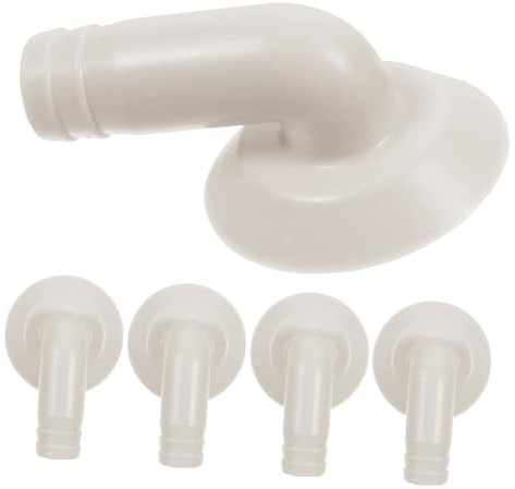 Gadpiparty 5pcs Air Conditioner Drain Hose Connectors Elbow Unit Hose Adapter Leak Fitting for External Unit Drainage Construction Easy Installation