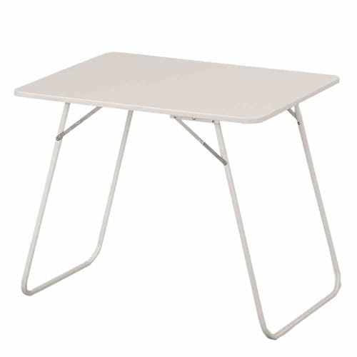 möbelando Campingtisch >Camping< in weiß, Stahl pulverbeschichtet - 80x63x60cm (BxHxT)