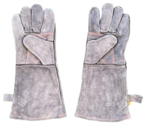 Tempo Style - Grillhandschuhe aus Leder, blau
