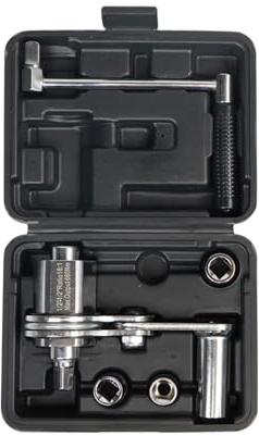 Drehmomentvervielfältiger-Schlüsselsatz, Hochleistungs-Drehmomentvervielfältiger aus Aluminiumlegierung mit 17 mm/19 mm/21 mm Stecknüssen, Drehmomentvervielfältiger zum Lösen von Autoreifenmuttern
