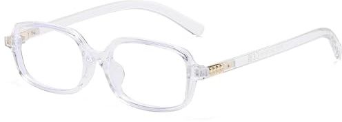 Long Keeper Blaulichtfilter Brille Damen 90er Jahre Rechteck Anti Blaulicht Computerbrille Blaulicht Blockierende Brille Quadratische Anti Blendung Brille