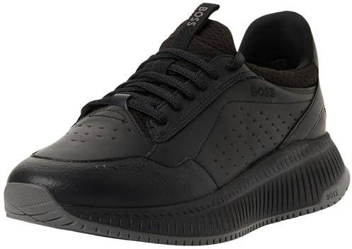 BOSS Homme Ttnm Evo_slon_ltmxly Baskets à Enfiler, Noir, 44 EU