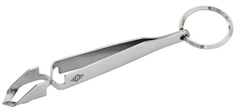 Wedo 271790054 Zeckenzange Quickex Picco mit Schlüsselring, aus Metall, silber