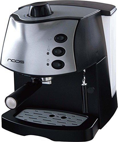 Nodis ND-AROMADELUXEBK Cafetera expreso, 850 W, Policarbonato, Negro