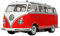 Tamiya 58668 - 1:10 RC VW Bus Type 2 (T1) (M-06), ferngesteuertes Auto/ Fahrzeug, Modellbau, Bausatz, Unlackiert