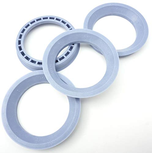 RONAL 4x Zentrierringe 76,0-57 kompatibel mit Ronal Felgen 76.0 auf 57.0 Taubenblau