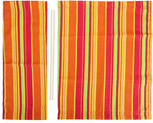 Tyenaza Regiestuhl-Set Direktoren Stuhlbezüge Directors Chair Replacement Covers, Chair Canvass Ersatz Stoff Stoffbedarf Schießzubehör für Heimbedarf Regiestuhl (Bunt)