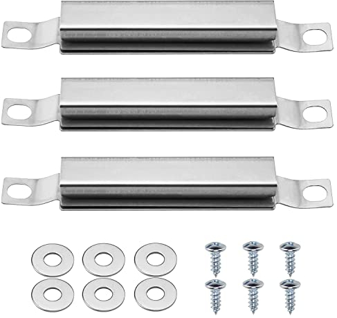 Prmape Lot de 3 Brûleurs de Rechange en Acier Inoxydable - Tube Transversal Réglable Universel pour Barbecue à Gaz