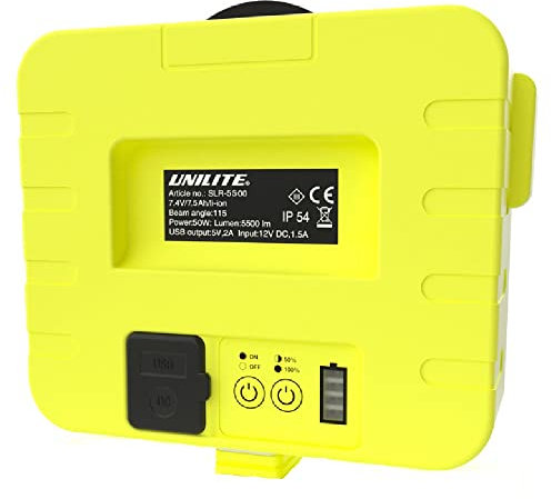 Unilite BATTERY-SLR5500 Spare Battery & Powerbank Pack for SLR-3500 & SLR-5500 Rechargeable Site Work Lights