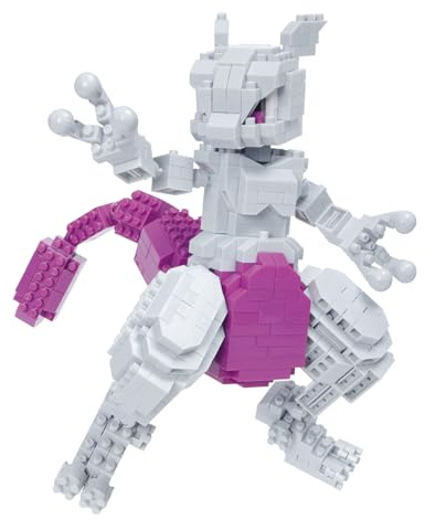 Figur aus Steinen - BANDAI - NANOBLOCK - Pokémon - Mewtwo