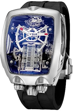 FEICE Watches for Men Automatic Skeleton Watch Waterproof Sapphire Crystal Japanese Movement Supercar Wristwatch Anti Shock Business Tourbillon FM666, Black, Tourbillon Skeleton Automatic Watches