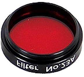 1,25 tum månfilter CPL-filter 6 färgfilter okularfilter for fotografering/935 (Color : Red)