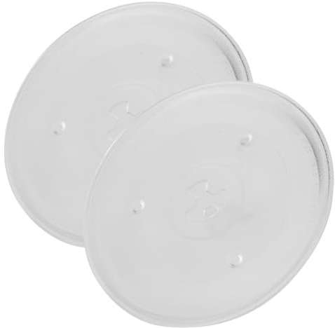 Garneck 2stücke Mikrowelle Drehteller Glasplatte Ersetz Ofen Kochen Teller Für Mikrowelle Glasteller Für