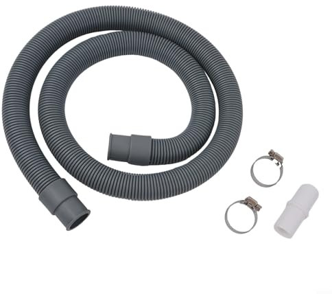 1 Meter Drain Waste Hose Extension Kit For Washing Machines And Dishwashers, Washing Machine Hose Black, Drain Hose Dishwasher Extension Set