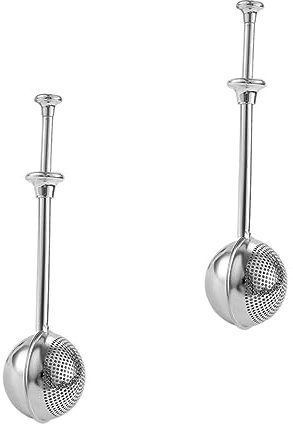 IMIKEYA 2stücke Mehlsieb Aus Edelstahl Puderzuckersieb Sahne-puderzuckersieb Backfilter Für Bäckerei Und Küche Mit Ergonomischem Griff Praktisches Design