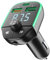 Cellularline - Car FM Transmitter - Trasmettitore FM Bluetooth® per autoradio - USB Music Player - Caricabatterie Auto 20W - Quick Charge 3.0 - Chiamate Hands Free - Luci RGB - Nero