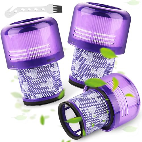 Filter für Dyson V11, 3 Pack Filter für Dyson V11 V15 SV14 SV17 SV22 Detect Animal Absolute Extra Pro Torque Drive Akku Staubsauger, Ersetzen Sie # DY-970013-02