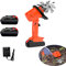 Motobineuse Electrique, 21V Portable Motoculteur avec 2 Batteries 3000mAh et Charge, Mini Motobineuse sans Fil avec 4 rangées de Dents, Cultivateur pour Potager, Yard, Culture du Sol