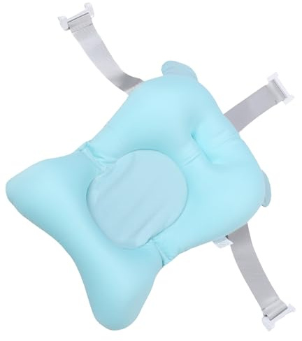 BIUDECO Cojín Antideslizante para Baño de Niña Recién Nacido Soporte para Bañera Almohadilla de Baño y para Primera Ducha Aleatorio