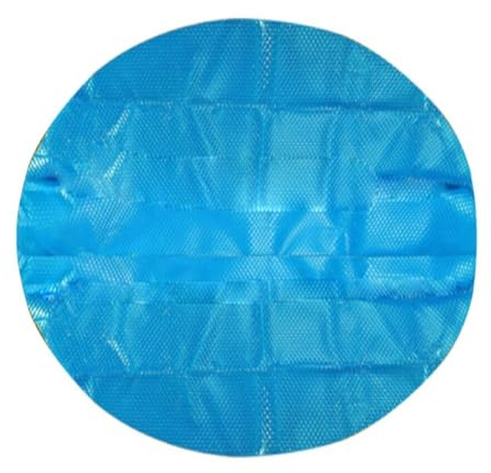 Vilgftyiet 6/8/10/12FT Round Swimming Pool Cover with Drawstring, Waterproof PE Fabric for Inflatable Family Pools, Blue
