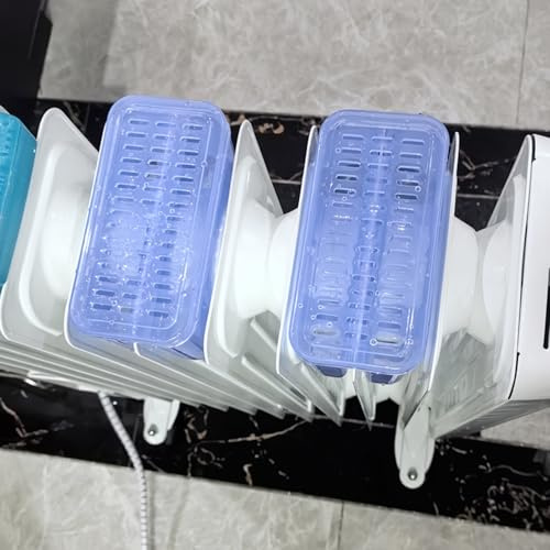 2 Umidificatore Termosifoni Da Appendere, Livello Dell'acqua Visibile E Trasparente, Adatti A Termosifoni A Più Elementi