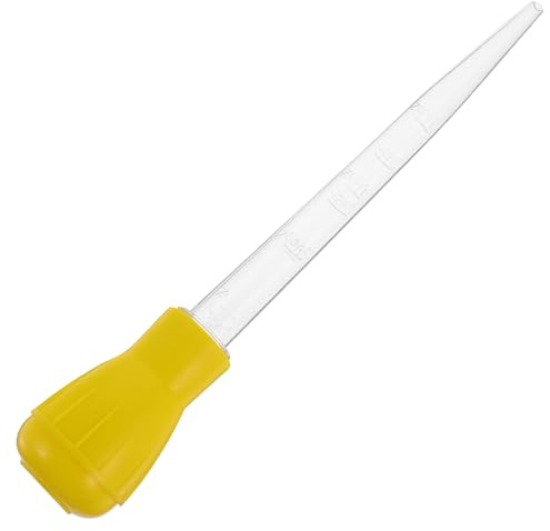 ABOOFAN Reusable Turkey Marinade Baster for Meat Yellow Plastic Easy to Assemble and Disassemble Cooking Barbecue Tool