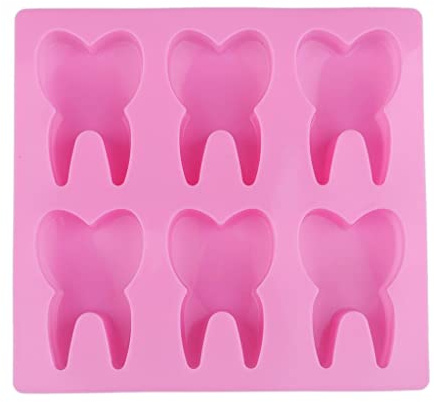 MagiDeal Torten Rand Silikon Ausstecher Ausstechform Blatt Marzipan Fondant Deko - Kleine Zähne