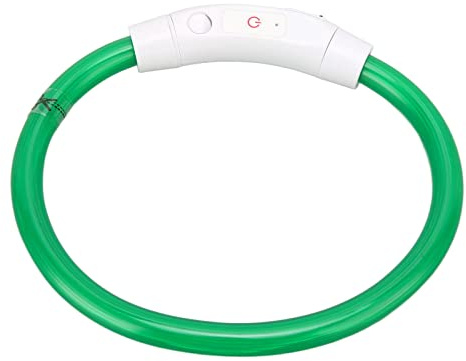 Light Up Hundhalsband, Hundhalsband Lätt LED-Hundhalsband Uppladdningsbart Uppladdningsbart Flash Hundhalsband Light Glow In The Dark Hundhalsband Upplyst Hundhalsband för Stora