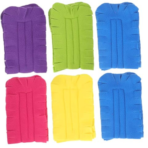 FRCOLOR 6piezas Cabezales Repuesto Plumero Suave Reutilizables para Quitar Polvo Limpieza Hogar Unidades