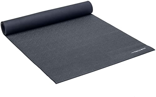 TechFit Fitness Tappeto Gomma - Tappetino Antiscivolo Protezione del Pavimento Tappetino per Tapis roulant, Ciclette, Rowers, e attrezzature da palestra (198 x 92)