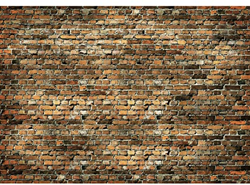Runa Art Papel tapiz fotográfico pared de ladrillo 352 x 250 cm Lana Fondo De Pantalla XXL Moderna Decoración De Pared Sala Cuarto Oficina Salón marrón 9480011b