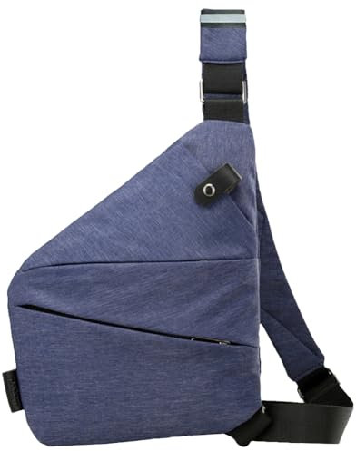 Anti Diebstahl Tasche Damen Herren Diebstahlsichere Reisetasche Damendiebstahlsichere UmhäNgetasche Brusttasche Sichere Tasche Diebstahlsicher Nylon Chest Bag Diebstahlsichere Tasche