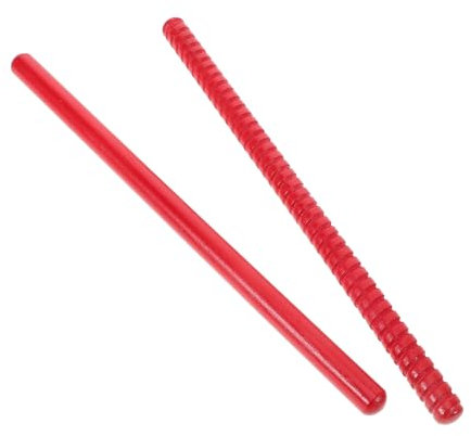 Toyvian 2stücke Schlagzeug Sticks Holz Rhythmusstäbe Musik Instrumente Percussion Sticks Kinderschlagstäbe Drumstick Rhythmusstäbe Für Anfänger