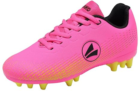JAKO Mixte J-SFG Skill Chaussure de Football, Rose Fluo Sulphur Spring, 41 EU