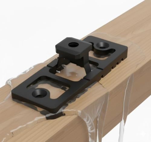 500 Stk. Kombi Abstandhalter Terrassendielen und verdeckte Befestigung/WPC Clips 5 mm/Terrassenklammer mit Fugenbreite 5 mm und abstand zu UK