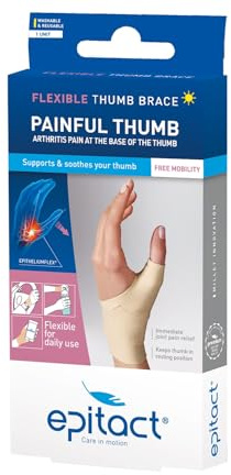 Epitact - Flexible Day Thumb Brace For Painful Thumbs - Left Hand - Size M