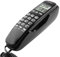 Eboxer - Telefono da parete chiamante in entrata ID display LCD Telefono fisso con segreteria telefonica per Home Office Hotel (nero)