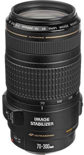 Canon EF 70-300mm f/4-5.6 is USM Lens for Canon EOS SLR Cameras International Version (No Warranty) (Renewed)