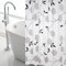 Lkw Ogechi Cortina de Ducha PEVA Florales, Cortinas de Baño Extra Ancho 300 CM, Cortina de Ducha Impermeable Florales, Cortinas de Ducha Secado Rápido Antimoho para Habitación Humedad (200x240cm)