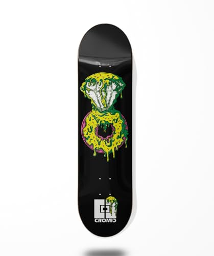 Cromic Skateboard Skateboard Deck Donat Yellow 8.6