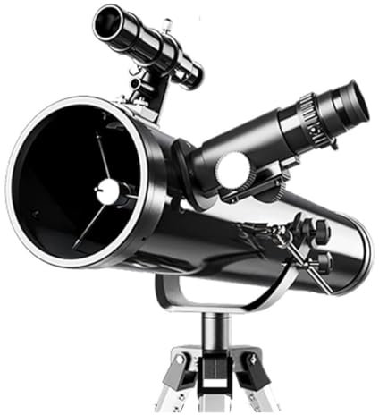 Habrur Teleskop Reiseteleskope Astronomie-Teleskop Mit Stativ, Tragbares Teleskop, Astronomisches Teleskop Für Anfänger Zur Mond- Und Sternenbeobachtung Teleskope Fernrohr(Black)