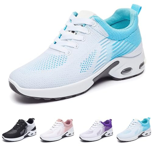 jyyyou Ortopediska löparskor, ortopediska sneakers för kvinnor, ortopediska modesneakers tennisskor, bågstöd promenadskor för smärtlindring av plantar fasciit