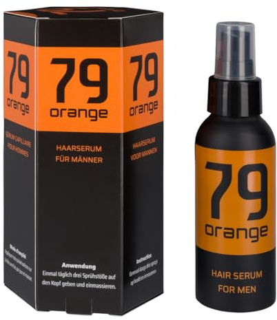 79orange – Sérum para el cabello para hombres – Crecimiento, cuidado y fortalecimiento, tratamiento capilar contra la caída del cabello, remedio de crecimiento a base de complejo botánico 3HC con