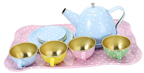 WOONEKY Mini Giochi da Tavola Kit Giochi Ruolo Bambina Sicuro e Resistente per Tè e Tavola Accessorio Decorativo e Educativo