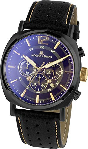JACQUES LEMANS Herren-Uhren Analog Quarz One Size 89218928