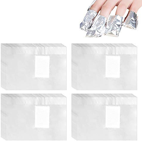 500PCS Remover Foil Wraps del Rimuovere Smalto Unghie del Gel di Rimozione Rimuovere Smalto Semipermanente Strumento Manicure