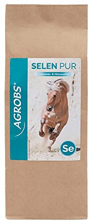 Agrobs Selen Pur | 700 g Beutel | Ergänzungsfuttermittel für Pferde | Mit Selen & Vitamin E